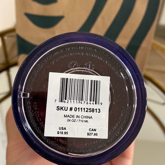 STARBUCKS PLASTIC COLD CUP - RISING FLORAL ๐ธ - Picture 7 of 7